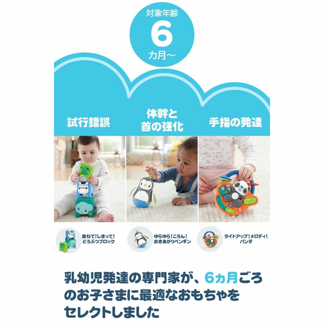 フィッシャープライスfisher price 五感でわくわく! おもちゃセット