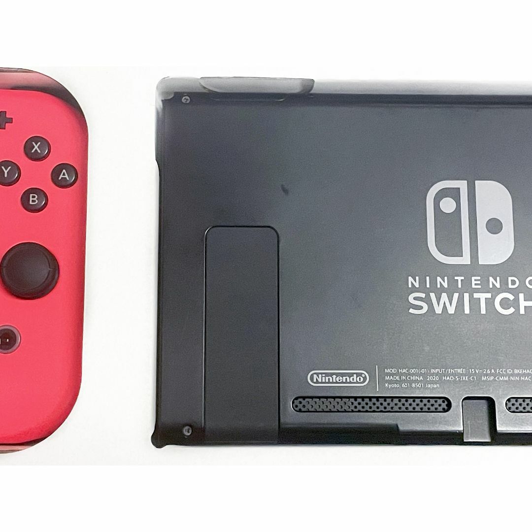 美品 新型 NINTENDO 任天堂 スイッチ Switch ブルーレッド