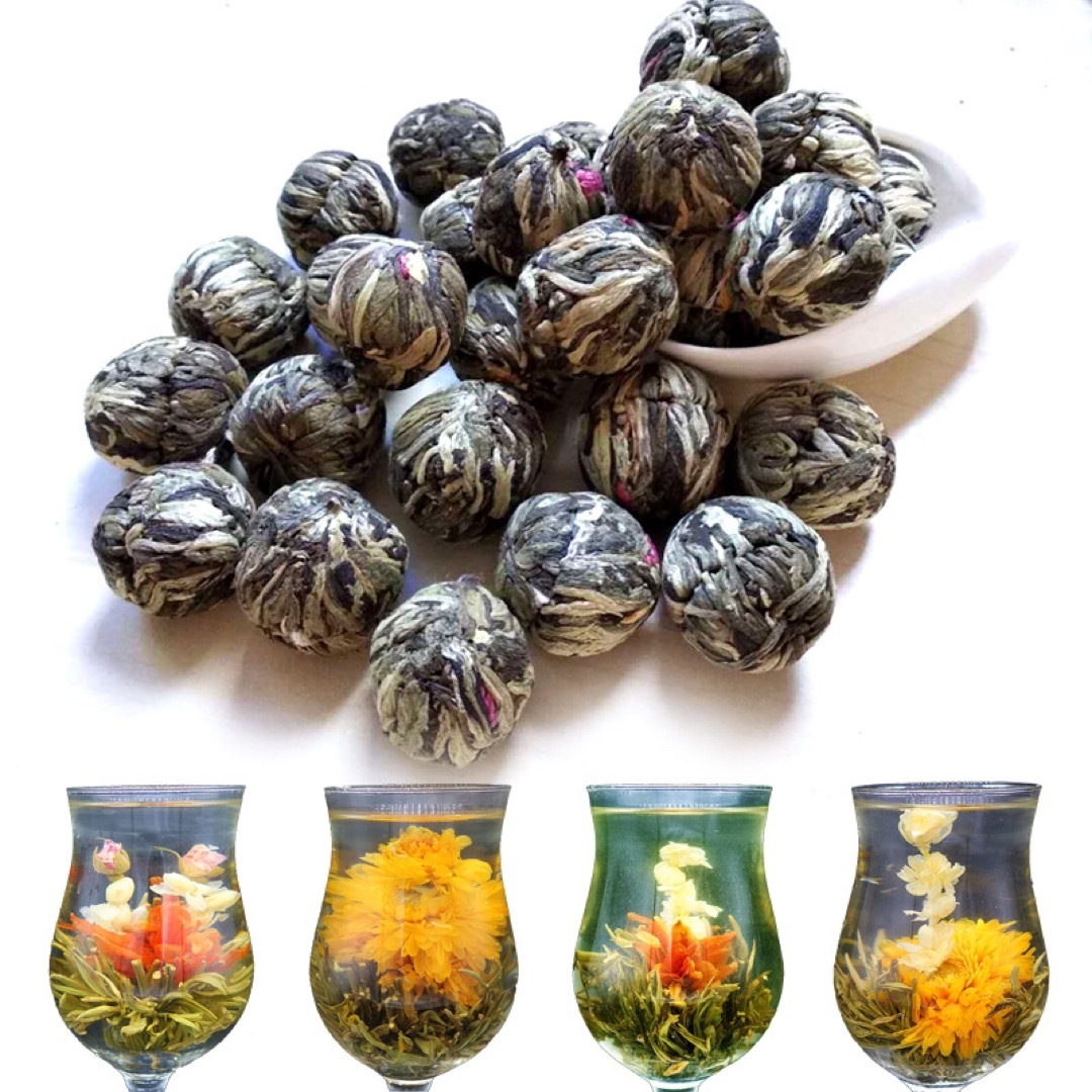 工芸茶10種 花茶 ハーブティー 健康茶 ジャスミン茶 手作りお茶 緑茶 食品/飲料/酒の飲料(茶)の商品写真