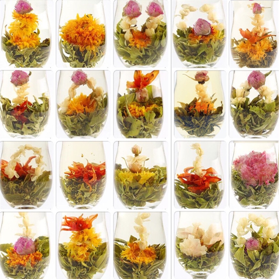 工芸茶10種 花茶 ハーブティー 健康茶 ジャスミン茶 手作りお茶 緑茶 食品/飲料/酒の飲料(茶)の商品写真