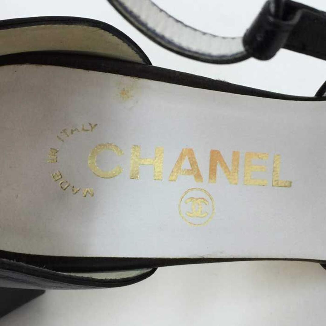 CHANEL(シャネル)のシャネル CHANEL  パンプス  ブラック 中古 レディースの靴/シューズ(ハイヒール/パンプス)の商品写真
