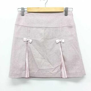 バービー Barbie  スカート Ｓ  ピンク 中古  新品同様  美品(ミニスカート)