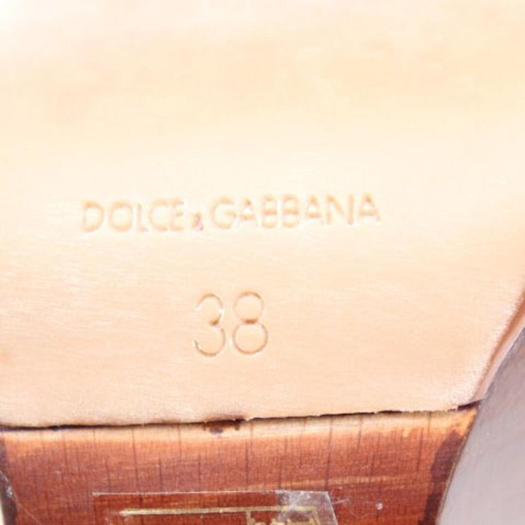 ドルチェ＆ガッバーナ DOLCE&GABBANA サンダル クロッグヒール ブラ レディースの靴/シューズ(サンダル)の商品写真