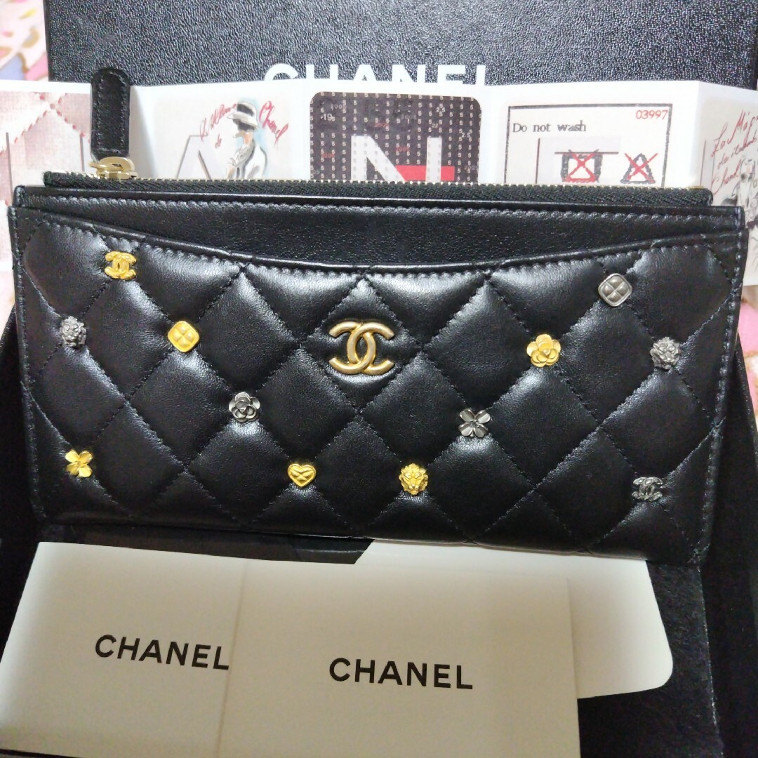 CHANEL   シャネル 財布 CHANELスリムウォレットマトラッセフラット