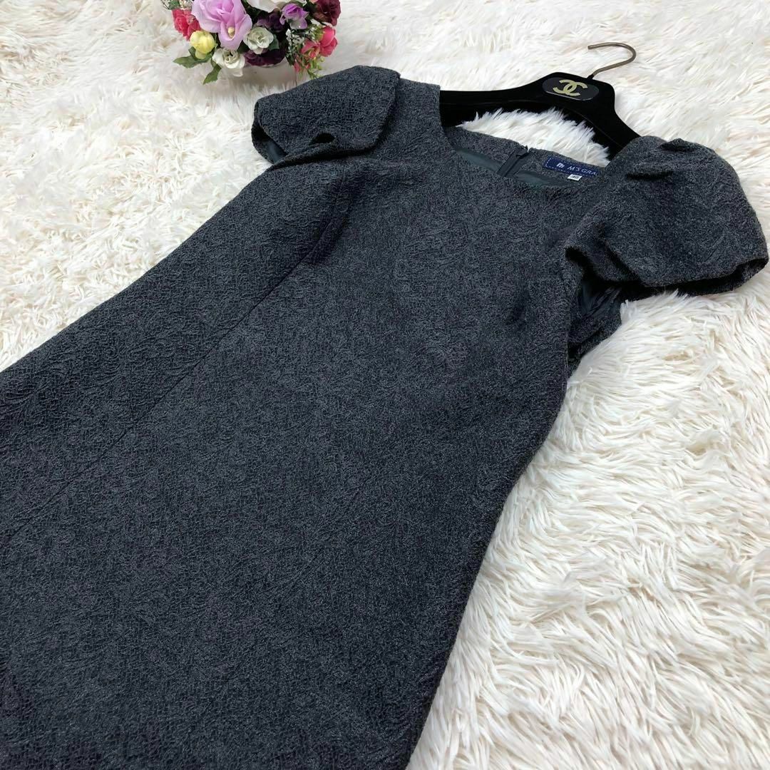 M'S GRACY - 【美品】エムズグレイシー♡ ひざ丈ワンピース お上品