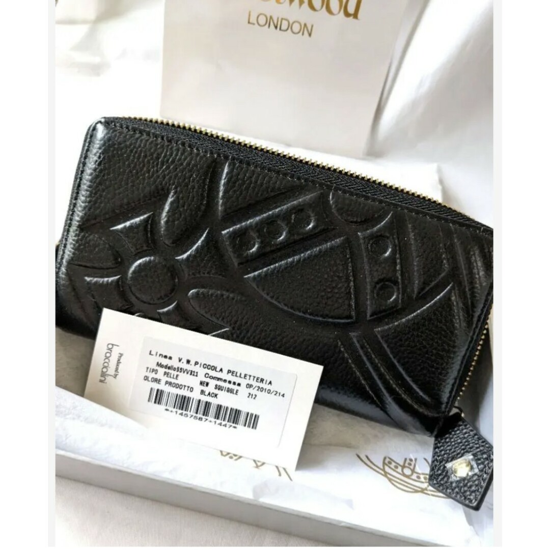 新品/未使用✨】ヴィヴィアンウエストウッド 長財布 ブラック 付属品付 ...