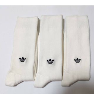 アディダス(adidas)の白ソックス adidas 3足(その他)