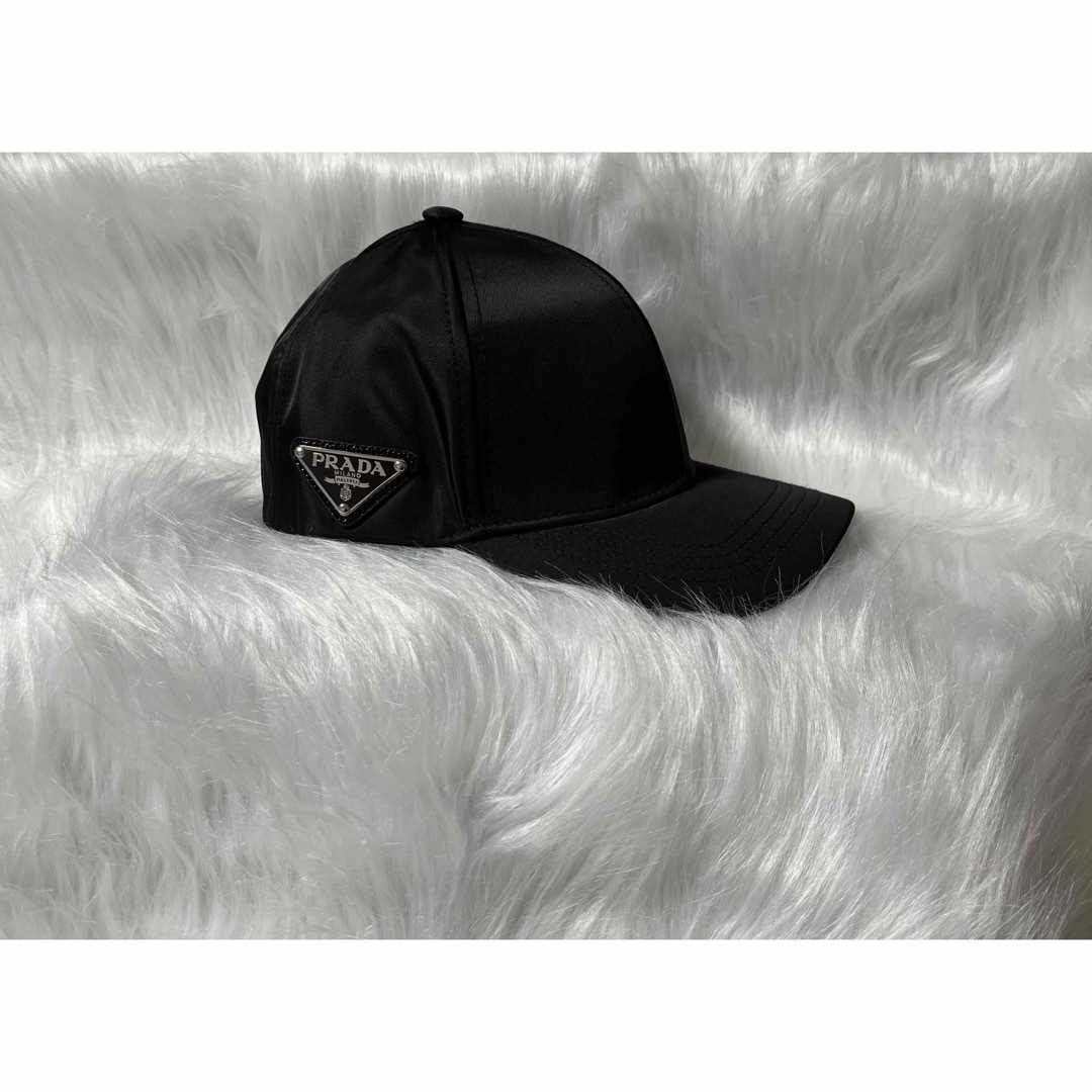 PRADA(プラダ)の帽子　キャップ プラダ ブラック レディースの帽子(その他)の商品写真