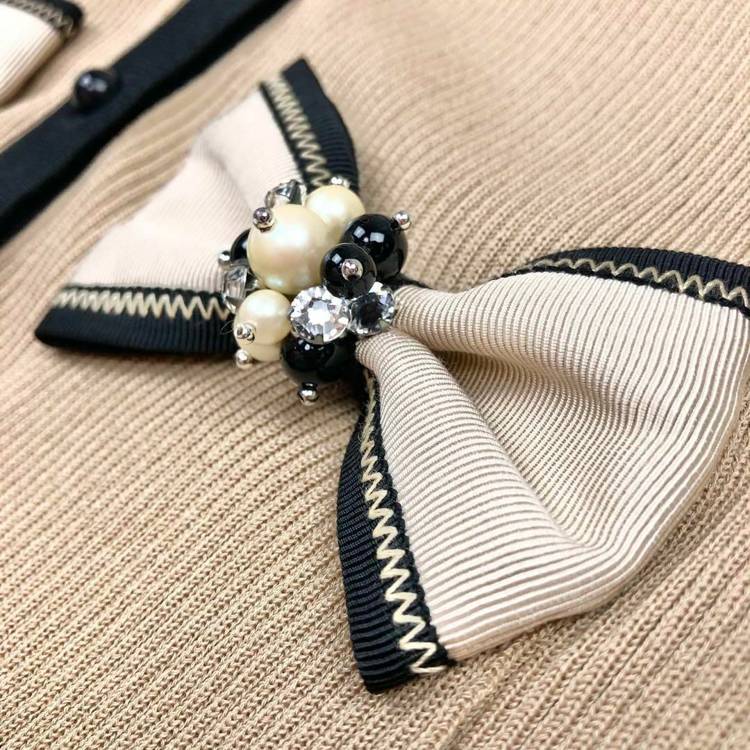René - 【美品】Rene おリボン♡ ニットジャケット カーディガン 半袖