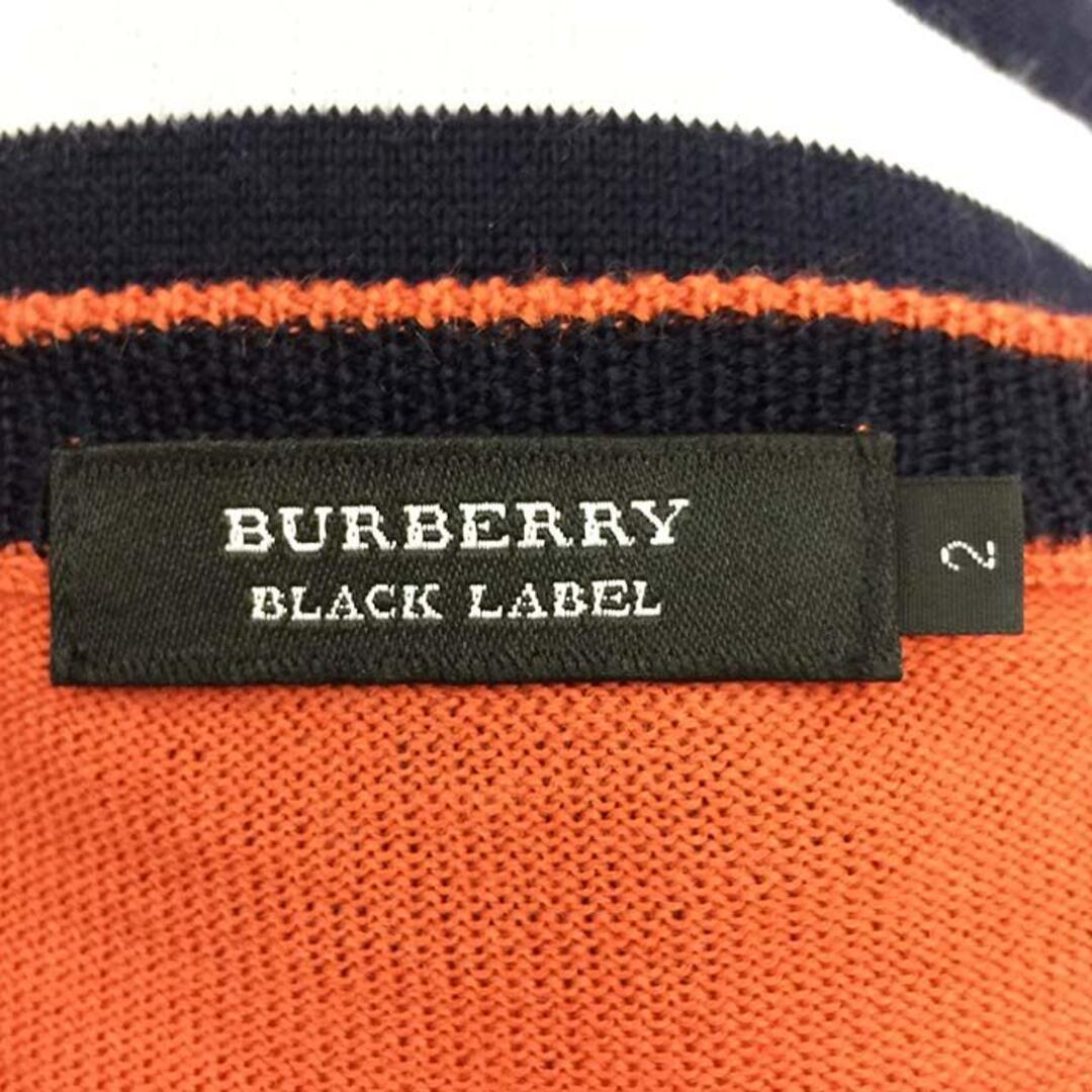 BURBERRY(バーバリー)のバーバリーブラックレーベル BURBERRY BLACK LABEL  薄手 ニ メンズのトップス(ニット/セーター)の商品写真