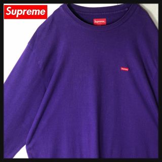 シュプリーム メンズのTシャツ・カットソー(長袖)(パープル/紫色系