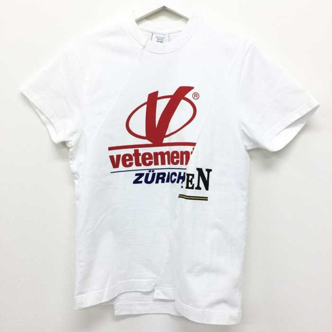 ヴェトモン VETEMENTS  Cut UP Tshirt 再構築ロゴTシャツ約43cm身幅