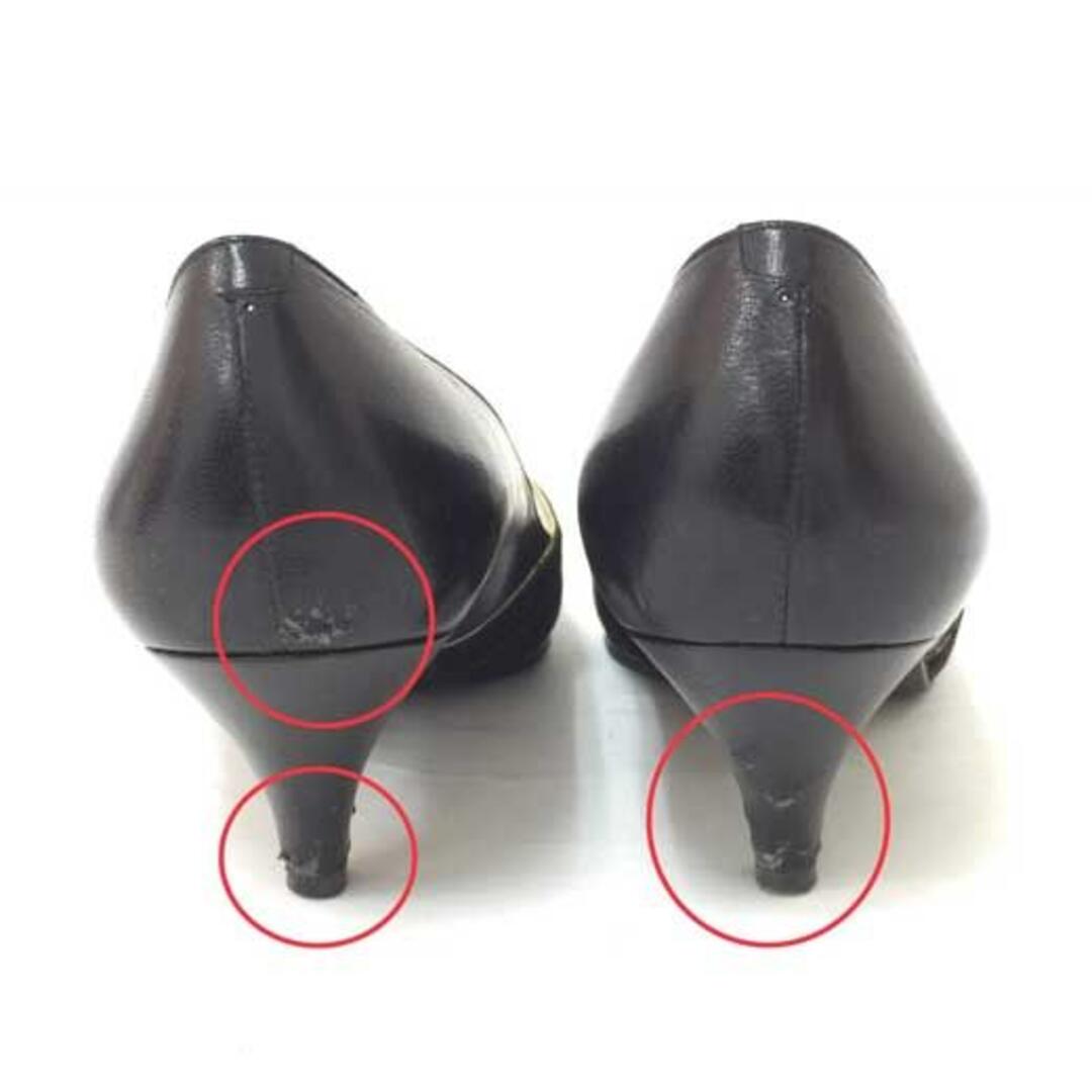 LANVIN(ランバン)のランバン LANVIN  パンプス  ブラック 23.5cm 中古 レディースの靴/シューズ(ハイヒール/パンプス)の商品写真