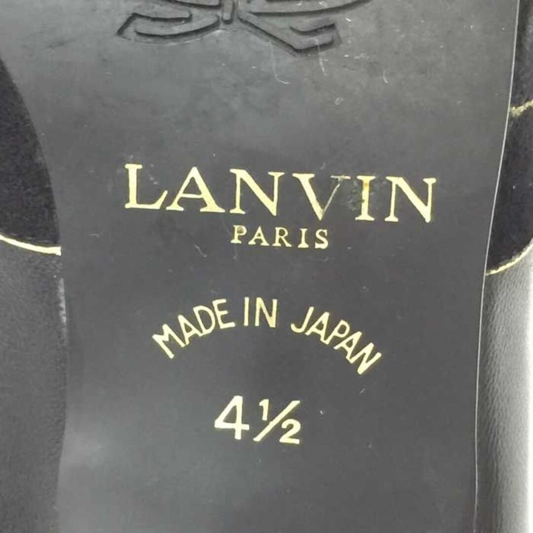 LANVIN(ランバン)のランバン LANVIN  パンプス  ブラック 23.5cm 中古 レディースの靴/シューズ(ハイヒール/パンプス)の商品写真