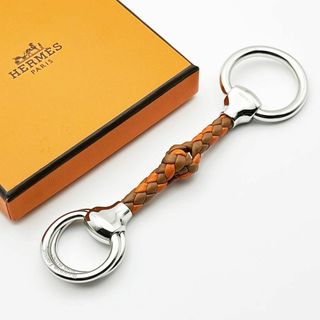 エルメス(Hermes)の未使用 エルメス スカーフリング 90 モール・トレッセ ヴォー・スウィフト(その他)