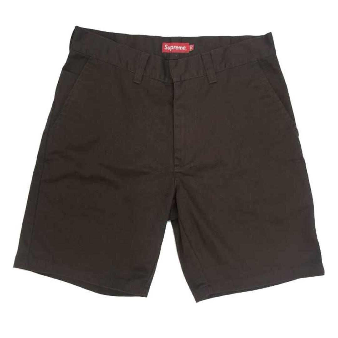 シュプリーム Supreme  ワークショーツ ハーフパンツ 30  ブラウン【約47cm股上