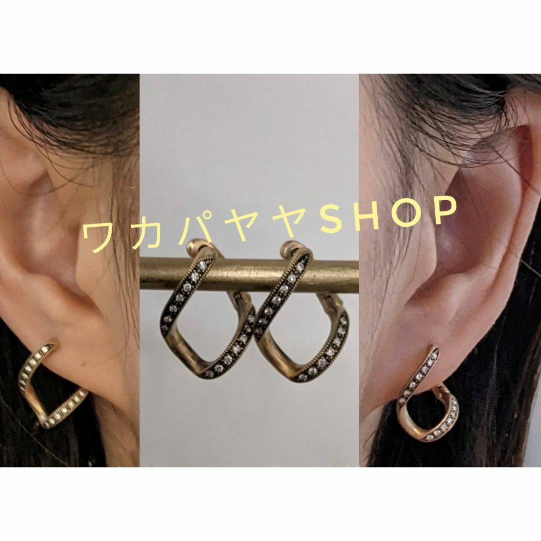HUM - hum フープ ピアス humete ダイヤ 限定 試着のみ 美品 HUM - hum フープ ピアス humete ダイヤ 限定 試着のみ 美品