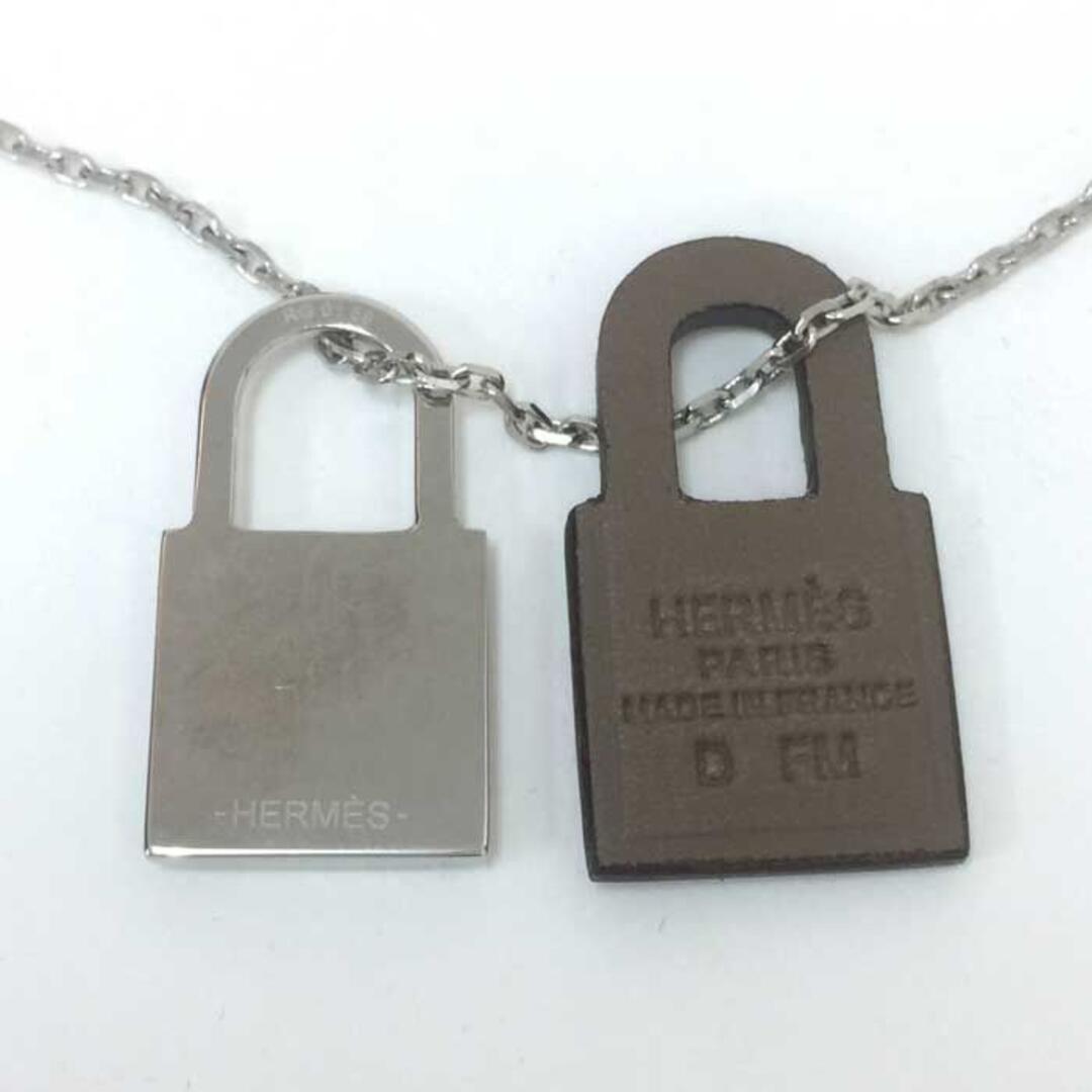 エルメス HERMES オーケリー ペンダント ネックレス D刻印  シルバー  レディースのアクセサリー(ネックレス)の商品写真