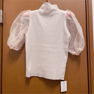 グレイル(GRL)の【健康第一様専用】GRL 袖シアートップス(カットソー(半袖/袖なし))