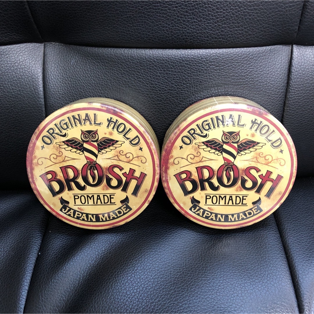 2022激安通販 POMADE ブロッシュ ポマード 115g×2 BROSH &p