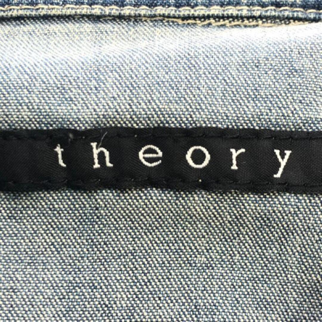 セオリー theory  デニムジャケット Gジャン サイズ2  インディゴブル レディースのジャケット/アウター(ロングコート)の商品写真