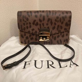 フルラ(Furla)のFURLA  フルラ  メトロポリス　レオパード柄　チェーンバッグ　レザー(ショルダーバッグ)