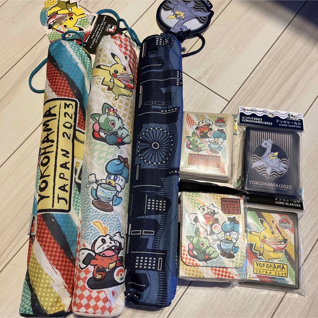 ポケカWCS2023 ヨコハマ 限定ラバープレイマット・スリーブ
