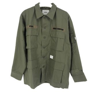 ダブルタップス WTAPS ジャングル シャツ ミリタリージャケット バックプリ(ダッフルコート)