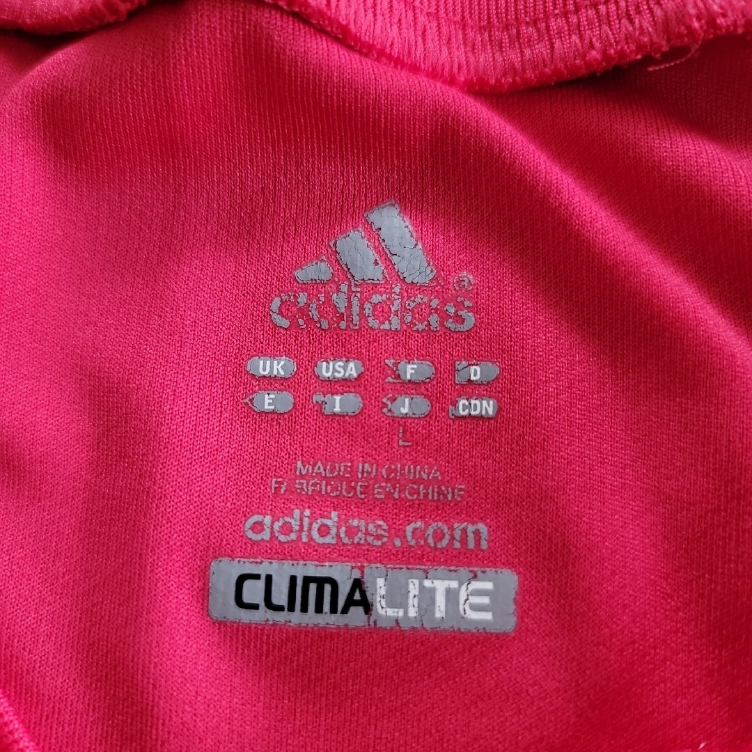 adidas(アディダス)の☆お値下げ☆ adidas climalite Tシャツ レディース L レディースのトップス(Tシャツ(半袖/袖なし))の商品写真