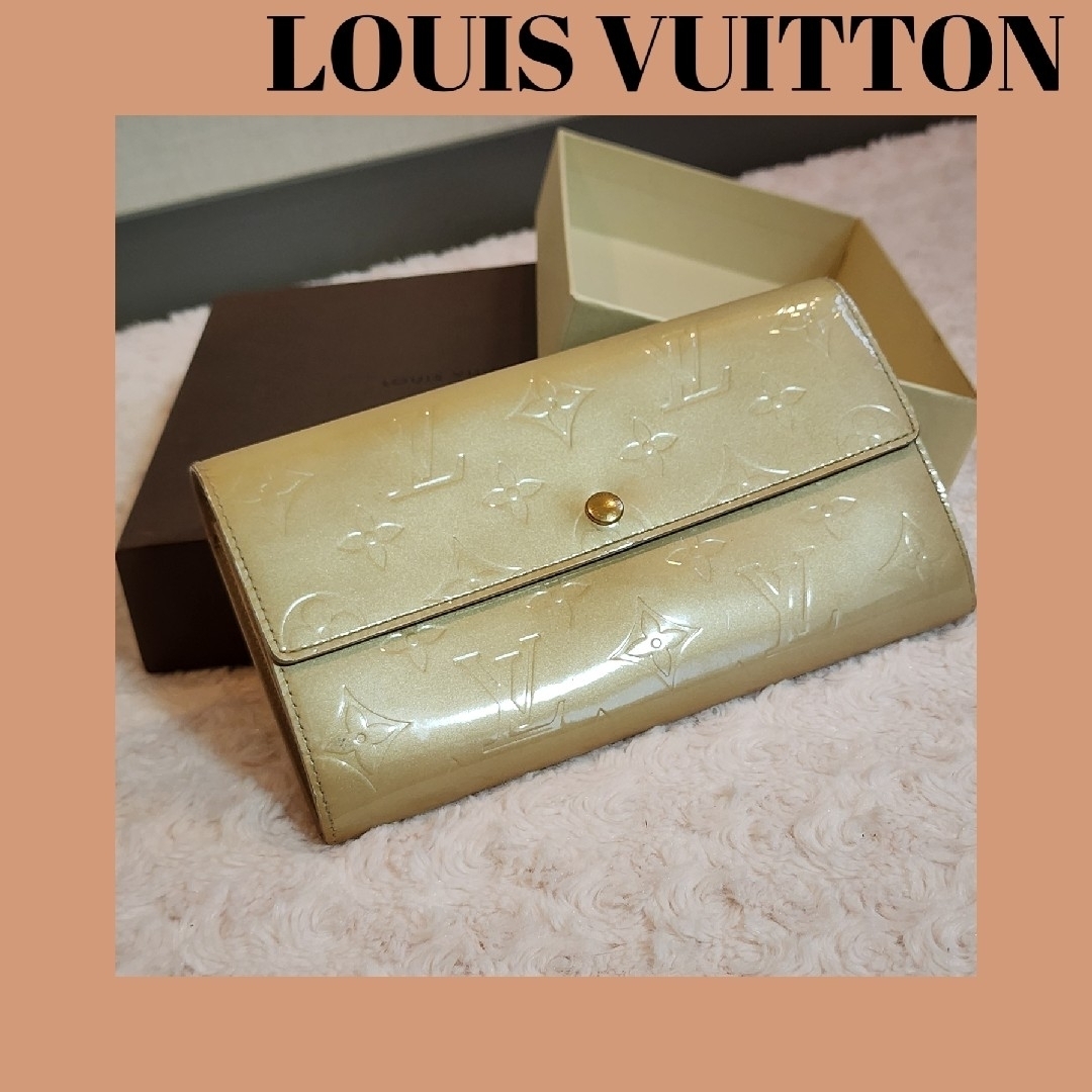 フォロー割♡LOUIS VUITTON*ヴェルニ*長財布*モノグラム*イエロー系