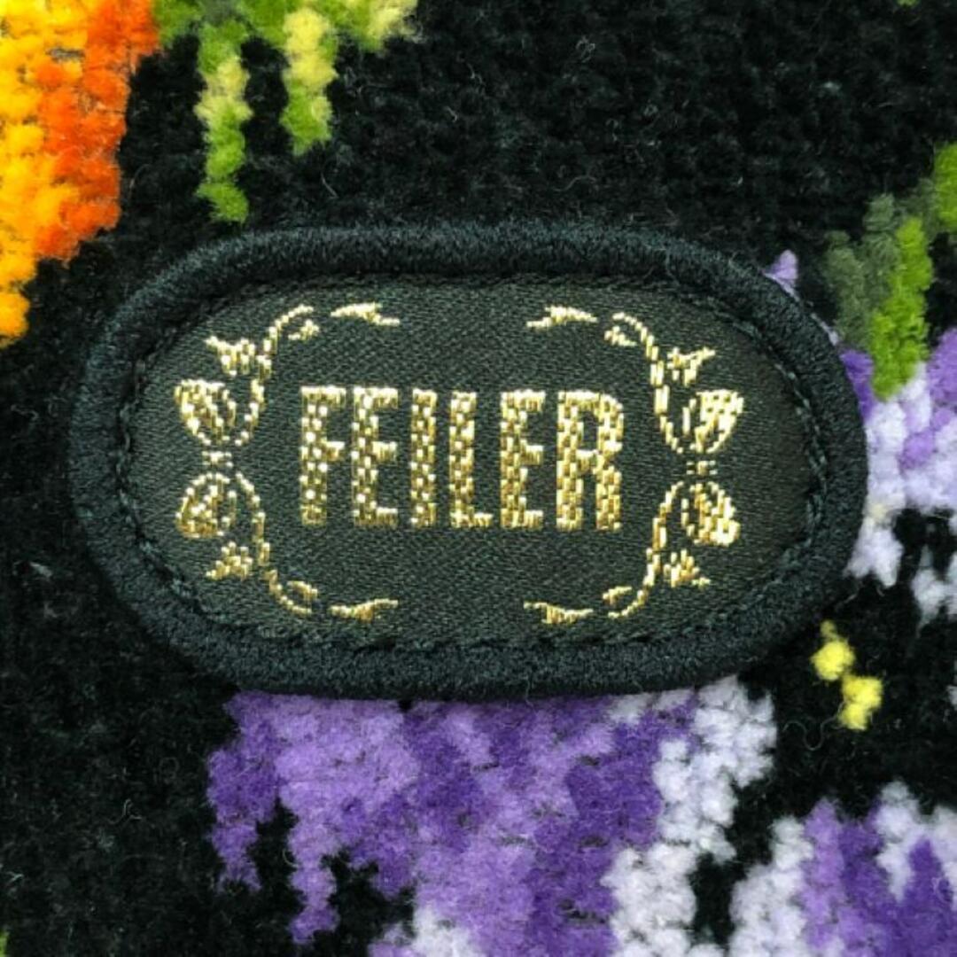 フェイラー FEILER  ハンドバッグ  ブラック 花柄 6