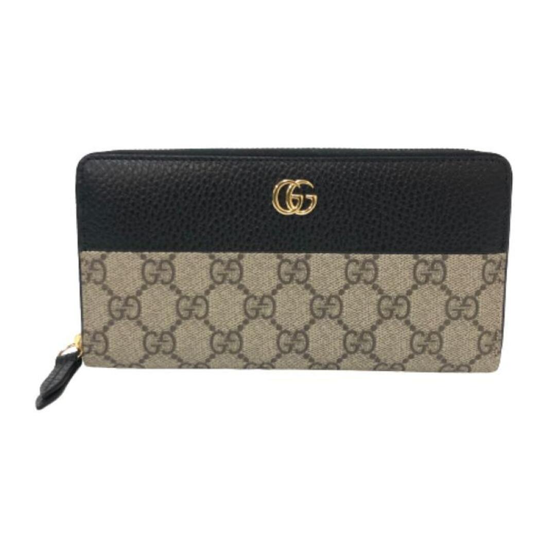 グッチ GUCCI GGマーモント ラウンドファスナー 長財布 456117 ブ-