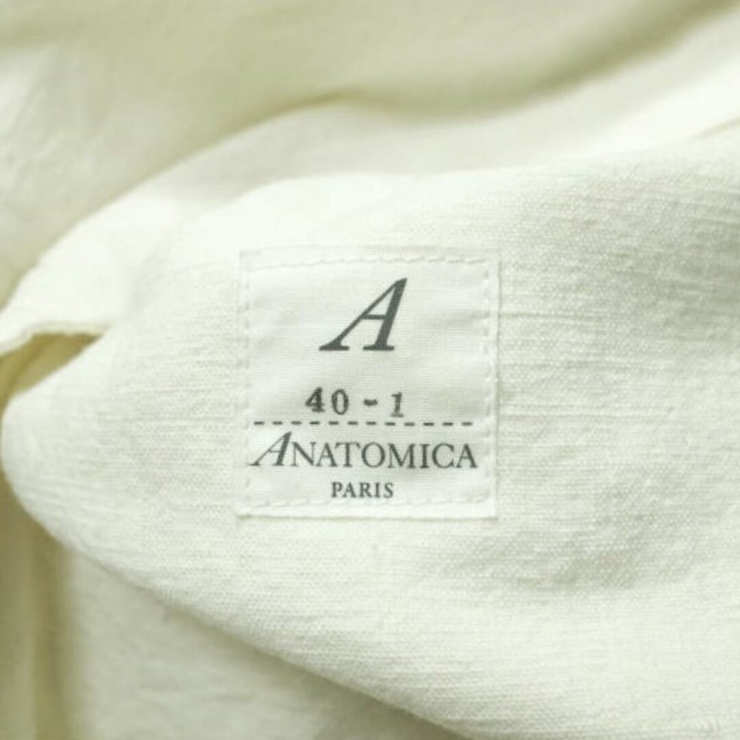 ANATOMICA アナトミカ フランス製 DOLMAN JACKET - LINEN CHECK リネンチェック ドルマンジャケット 2 Brown ドールマン アウター【ANATOMICA】