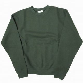 ルメール(LEMAIRE)のLEMAIRE ルメール 21AW FLEECE SWEATSHIRT フリーススウェットシャツ M213 JE303 LJ069 M LEAD ダークグリーン トレーナー クルーネック プルオーバー トップス【新古品】【中古】【LEMAIRE】(スウェット)