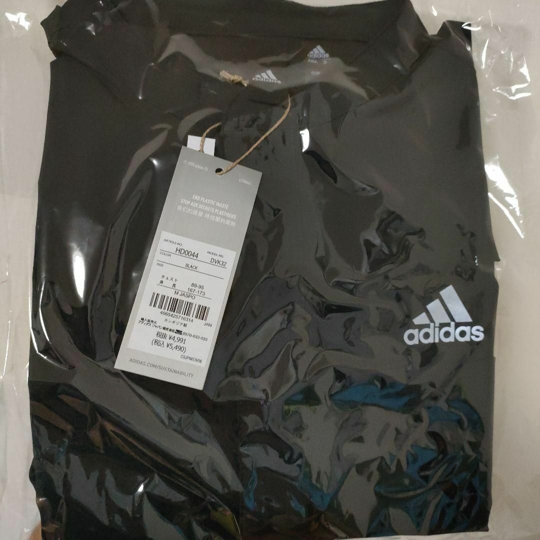 adidas(アディダス)のMサイズ アディダス 半袖 T シャツ ブラック メンズのトップス(Tシャツ/カットソー(半袖/袖なし))の商品写真