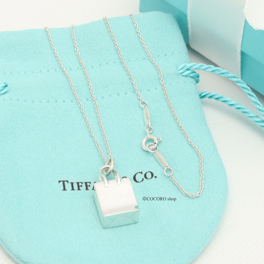 【美品】TIFFANY&Co. ショッピング バッグ ネックレス