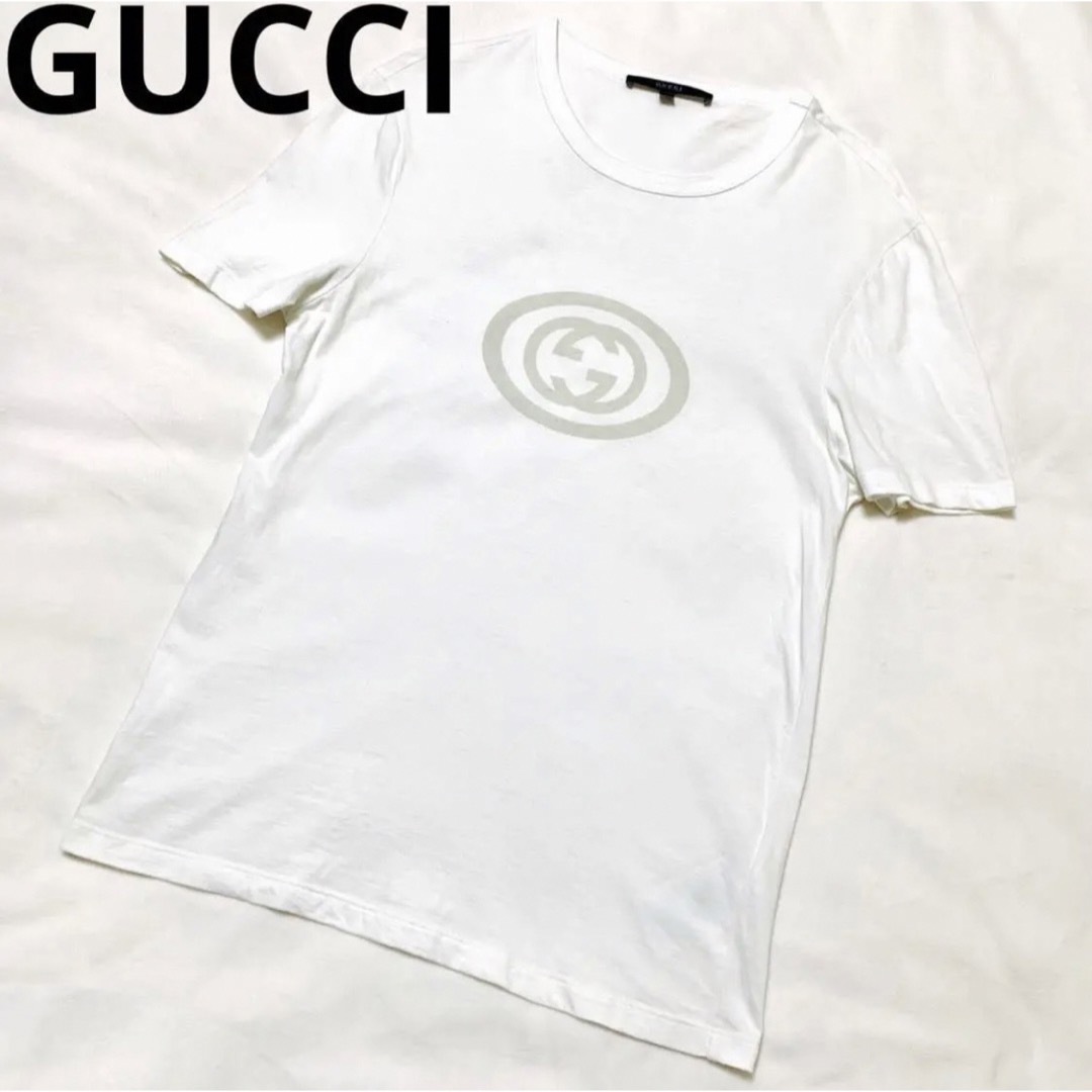 Gucci - 【良品】GUCCI Tシャツ GG ロゴ インターロッキングの通販 by