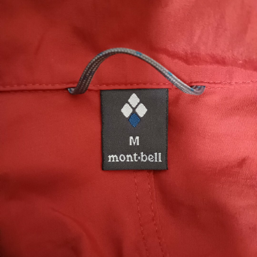 mont bell(モンベル)のモンベル mont-bell ウィンドブレーカー メンズ M パプリカ キャンプ メンズのジャケット/アウター(ナイロンジャケット)の商品写真