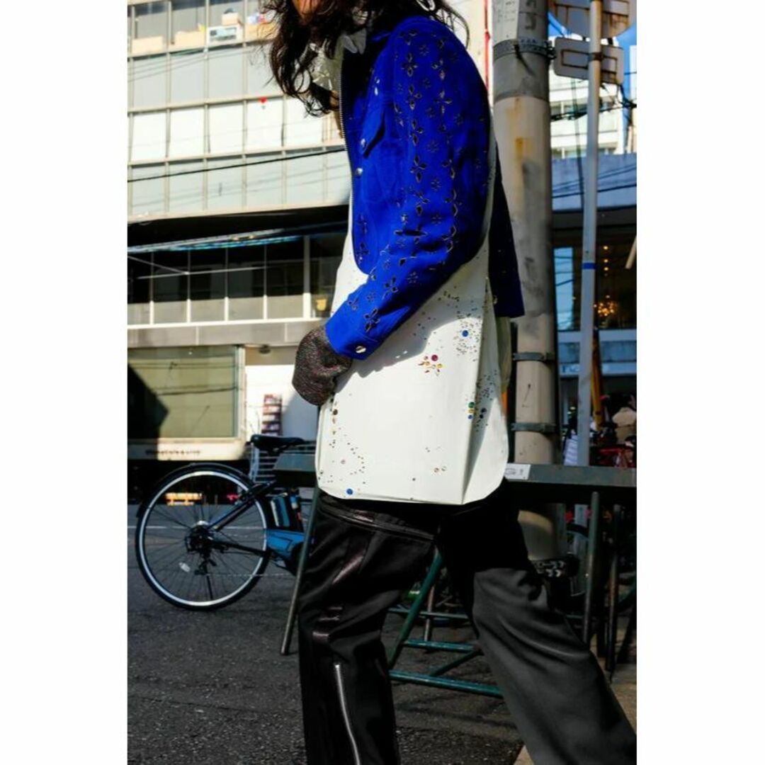 TTT_MSW(ティー)のMASU エムエーエスユー GALAXY BAG WHITE ギャラクシー メンズのバッグ(トートバッグ)の商品写真
