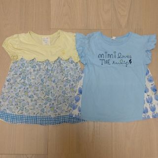 ニットプランナー(KP)の専用　KP(ニットプランナー)　ミミちゃん　Tシャツ２枚セット　120㎝(Tシャツ/カットソー)