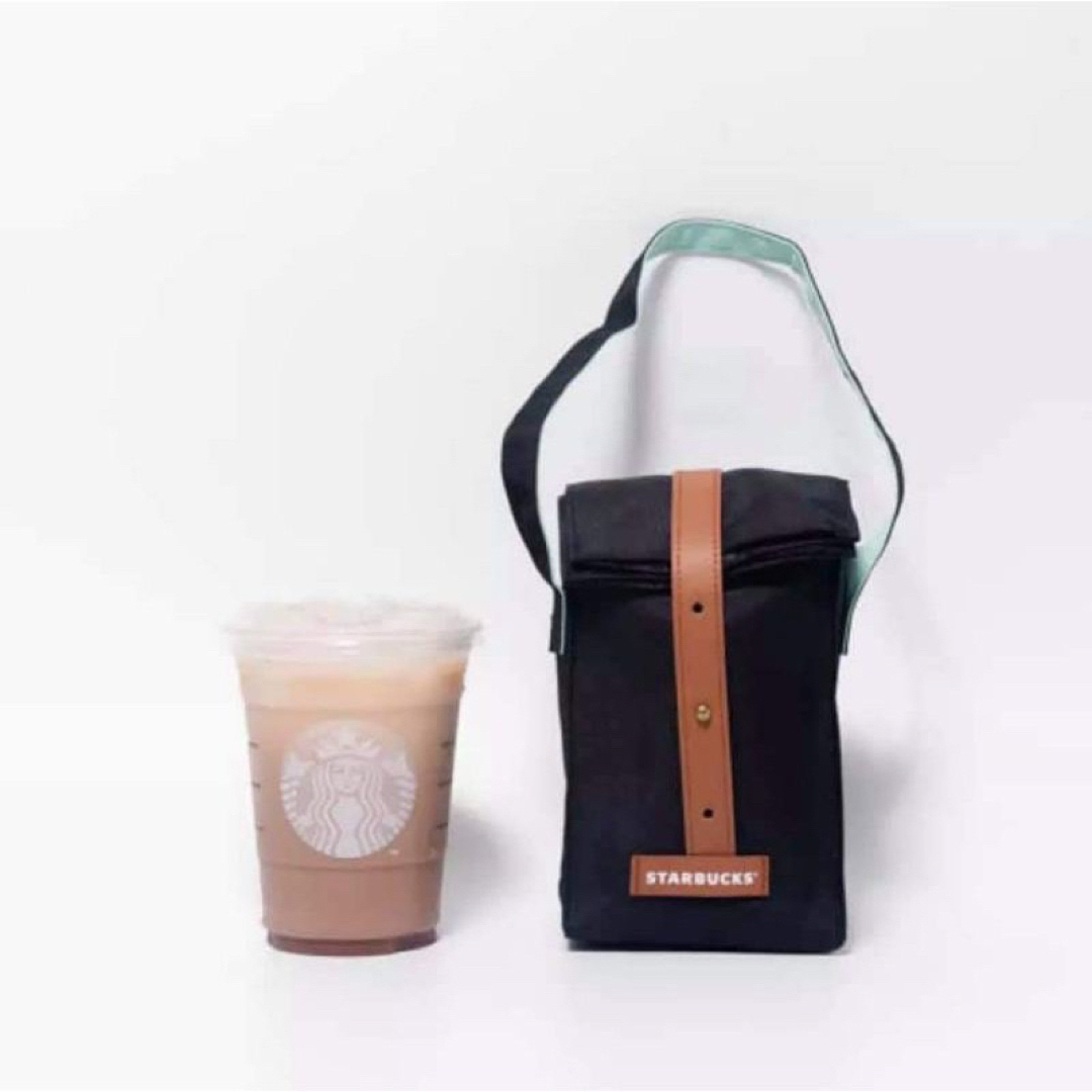 Starbucks(スターバックス)の保冷機能付きドリンク入れ　ランチバック　スタバ小物入れ　マレーシア海外限定  レディースのバッグ(トートバッグ)の商品写真