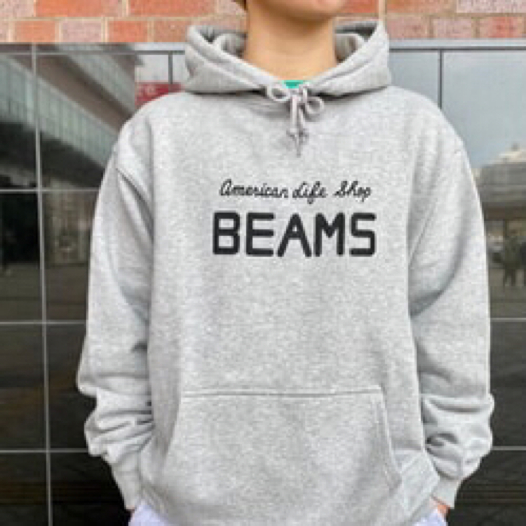 BEAMS(ビームス)の【早い者勝ち】ビームス 45周年 パーカー Lサイズ グレー メンズのトップス(パーカー)の商品写真
