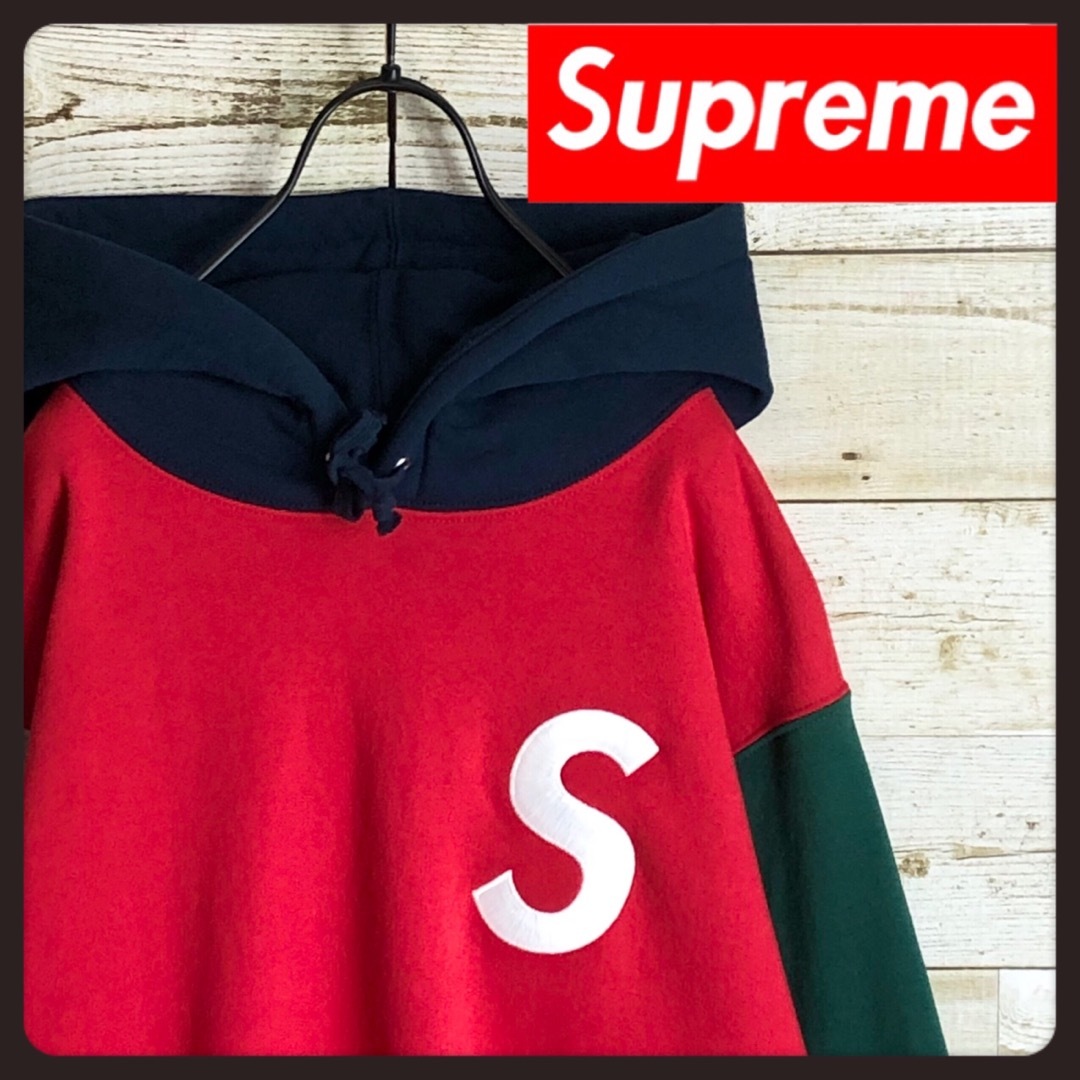 Supreme シュプリーム パーカー ビックS刺繍ロゴ入り | フリマアプリ ラクマ