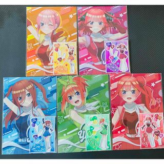 （早様専用）五等分の花嫁 アクリルフィギュア5種＆クリアファイル5種セット(キャラクターグッズ)