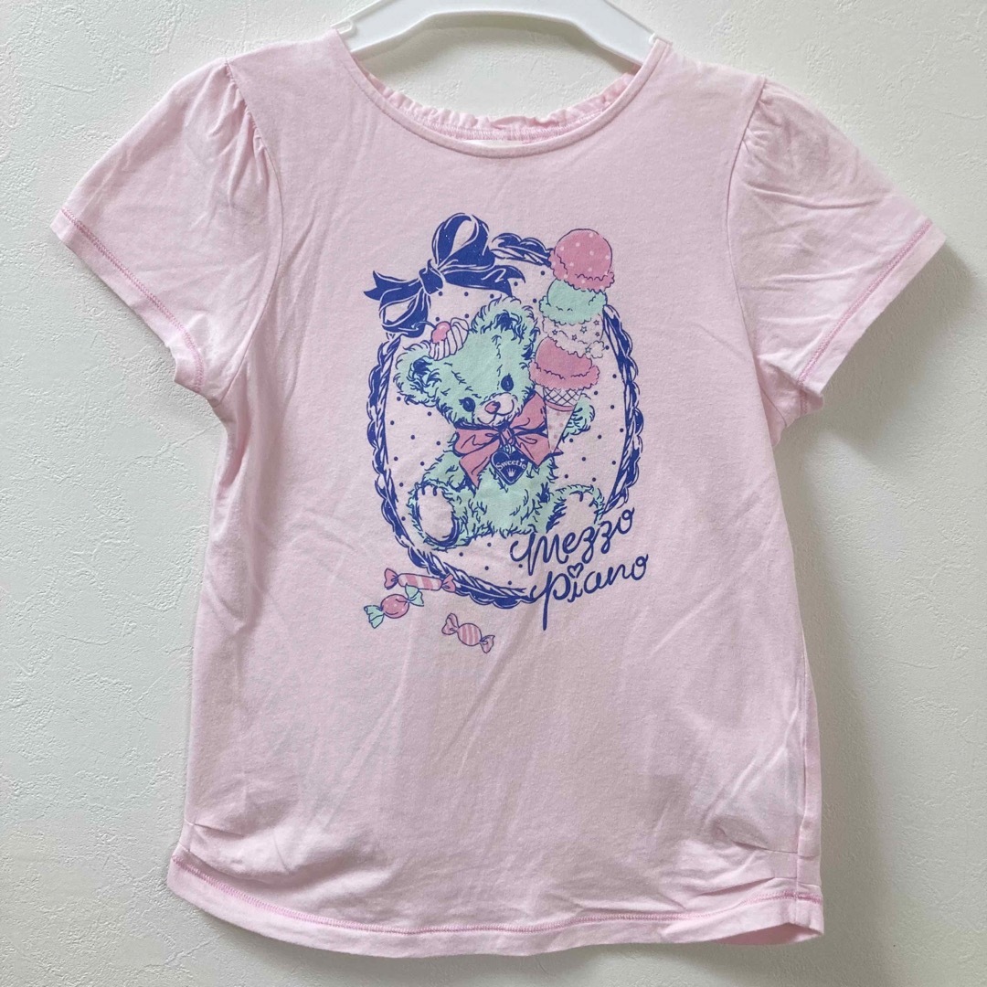 mezzo piano(メゾピアノ)のメゾピアノ 140 Tシャツセット キッズ/ベビー/マタニティのキッズ服女の子用(90cm~)(Tシャツ/カットソー)の商品写真