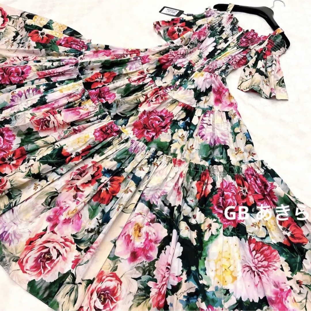 DOLCE&GABBANA(ドルチェアンドガッバーナ)の【ご専用出品☆】新品　定価31万円dolce&gabbanaティアードワンピース レディースのワンピース(ロングワンピース/マキシワンピース)の商品写真