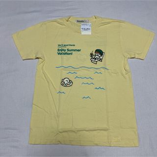 ランドリー(LAUNDRY)の新品　LAUNDRY 半袖 Tシャツ 犬と少年 夏休み 海 ビーチ イエロー S(Tシャツ(半袖/袖なし))