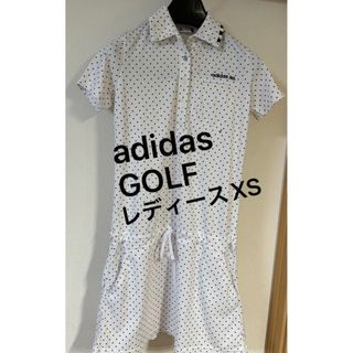 アディダス(adidas)のadidas アディダス ゴルフ ワンピース ドット柄レディースXS【美品】(ウエア)