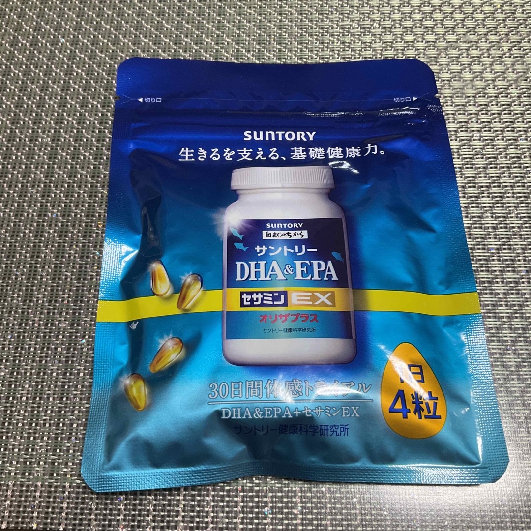 サントリー(サントリー)のSUNTORY 自然のちから DHA&EPA セサミンEX 120粒(30日分) 食品/飲料/酒の健康食品(その他)の商品写真