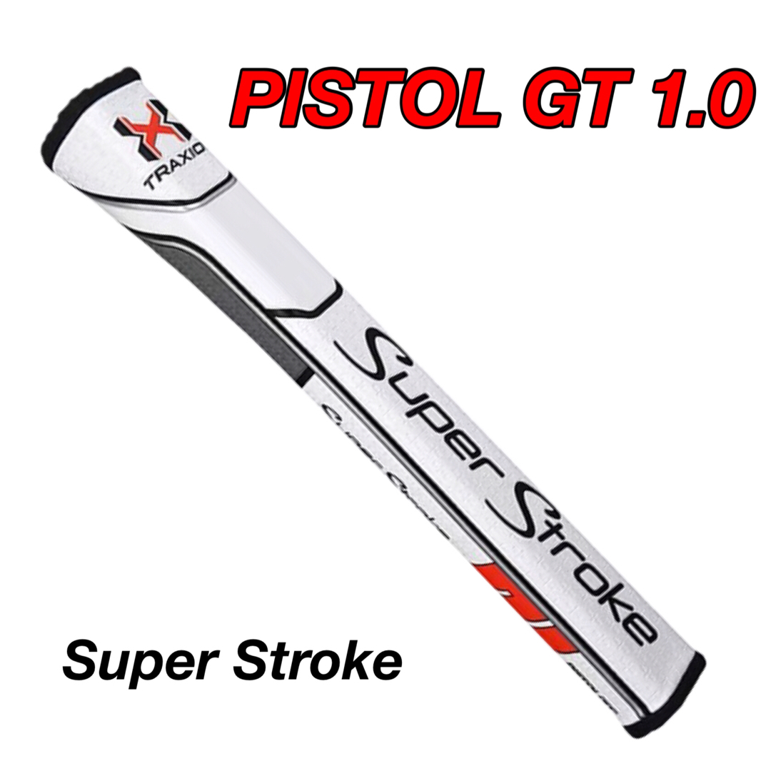 SuperStroke(スーパーストローク)のスーパーストローク パターグリップ PISTOL GT 1.0 レッド A28① スポーツ/アウトドアのゴルフ(その他)の商品写真